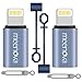 Meenova meenova 30W USB C to Lightning Adapter Type C to 8 Pin Converter, Android to iPhone Adaptor - Compatible with  - Image 2