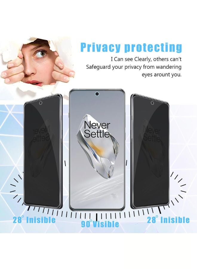 Privacy Screen Protector for OnePlus 12, UV Protection, Fingerprint sensor compatible - Image 2