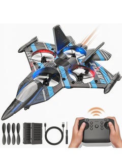 Eotia 2.4GHz RC Floating Fighter Plane Quadcopter with 360° Stunts, LED Lights, USB Charging & One-Button 3D Roll - Perfect for Beginners, Kids & Adults  - Image 1