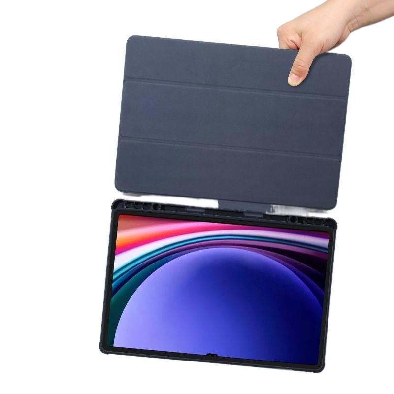 iPad Case Compatible with Multiple iPad Models with Pencil Holder Gray Colour for School Days - Image 5