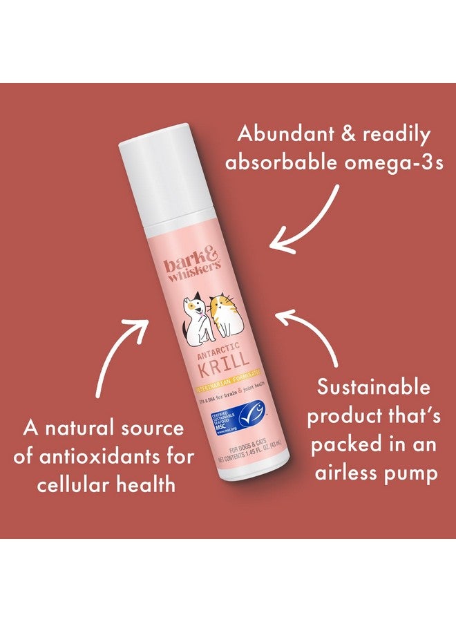 Dr. Mercola Antarctic Krill Oil Liquid Pump for Pets - 1.6 Fl Oz. 100 Mg - Rich in Omega-3-6 Fatty Acids and Astaxanthin - Supports Normal Brain and Nerve Function for Cats and Dogs - Image 4