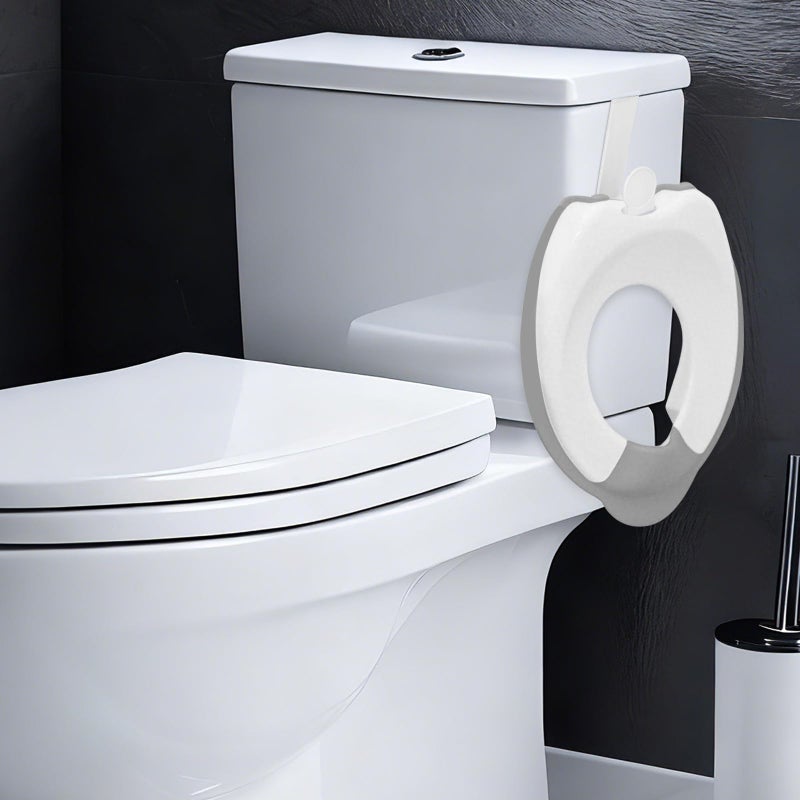 White Z Shaped Plastic Toilet Seat Hooks 2 Pack Over Door Bathroom Kitchen Hanging Hooks - Image 5