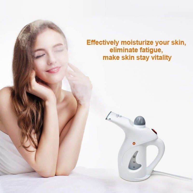 DONDA 2 in 1 Handheld Garment Steamer for Clothes Portable Fabric Steam Brush Facial Steamer for Face and Nose Cold and Cough Vaporizer Multicolor - Image 4