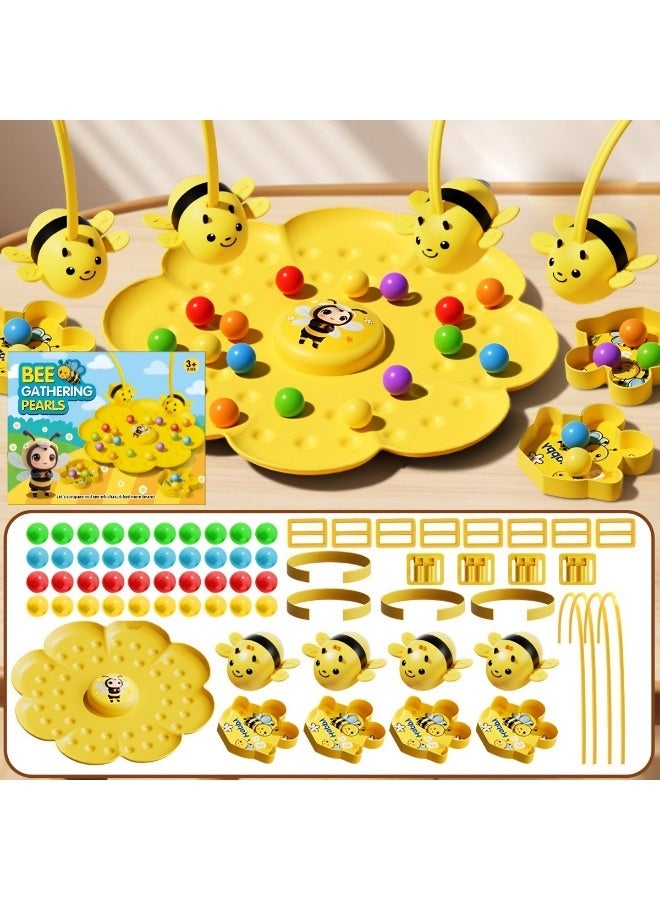 Vixplorn Board Games，Fun Family Games for Kids and Adults,Funny Family Night Party Board Games 2025 for Kids Ages 4 and up,Boardgames for Outdoor Backyard Travel Camping,Bee Magnetic Toy Magnet Game with String - Image 3