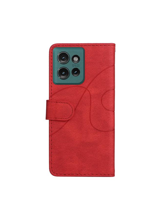 إيروريكس جراب لهاتف Motorola Edge 50 5G، جراب جلدي مزدوج اللون قابل للطي - Image 3