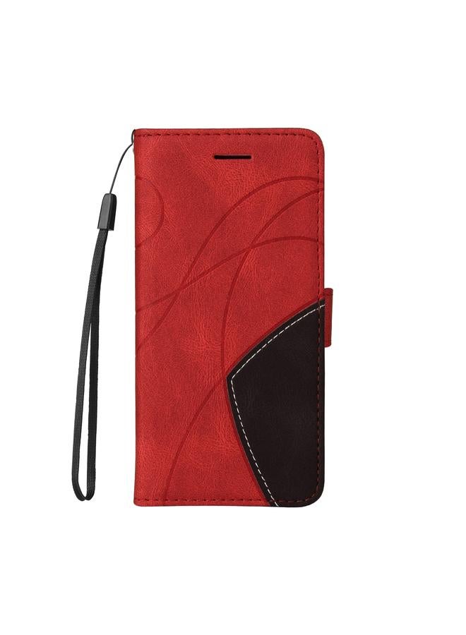 إيروريكس جراب لهاتف Motorola Edge 50 5G، جراب جلدي مزدوج اللون قابل للطي - Image 2