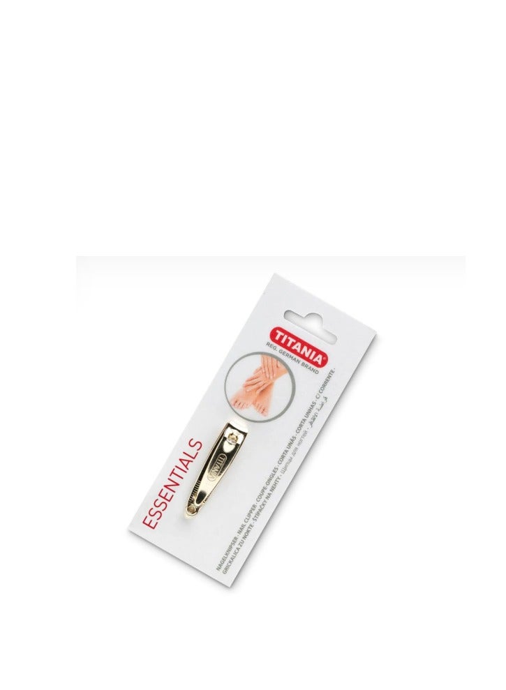 تيتانيا قصافة أظافر ذهبي صغير 1055 - Image 1