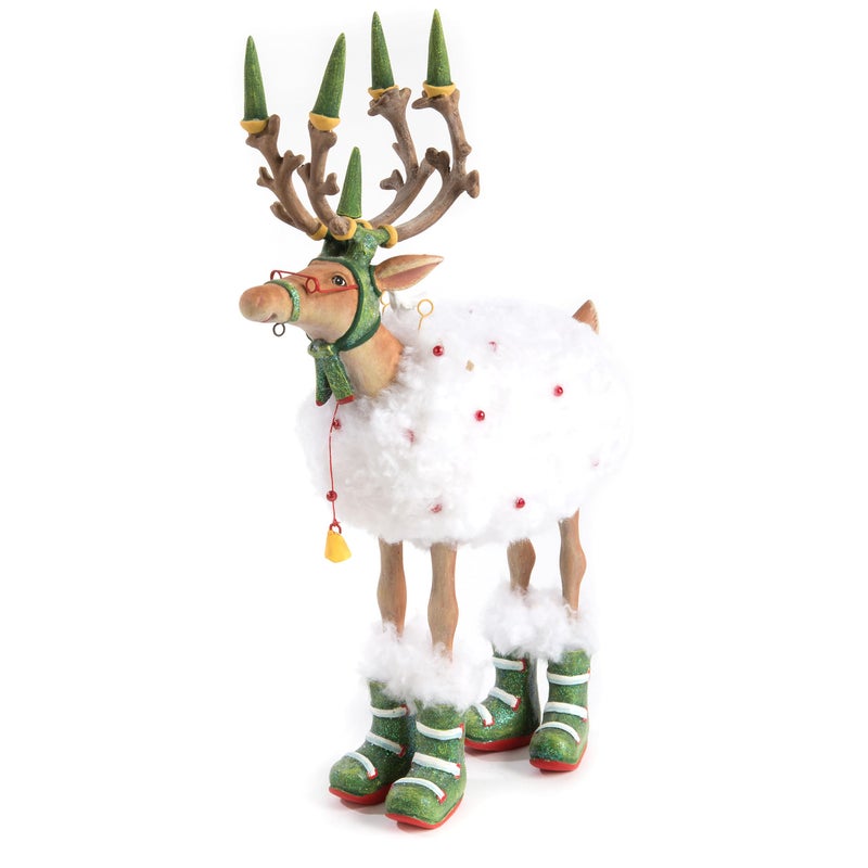 mackenzie childs MACKENZIECHILDS Patience Brewster Dash Away Figurine Christmas Home Decor Blitzen Reindeer