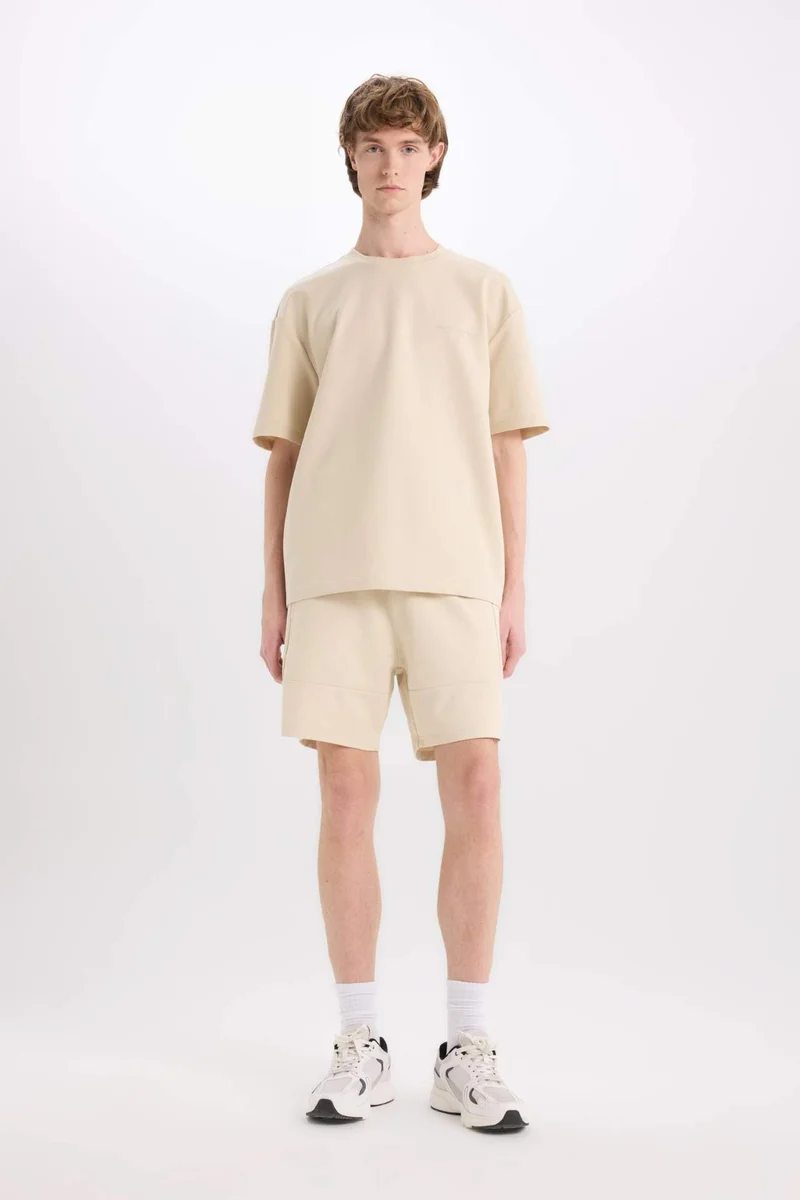 ديفاكتو Slim Fit Super Skinny Hem Shorts