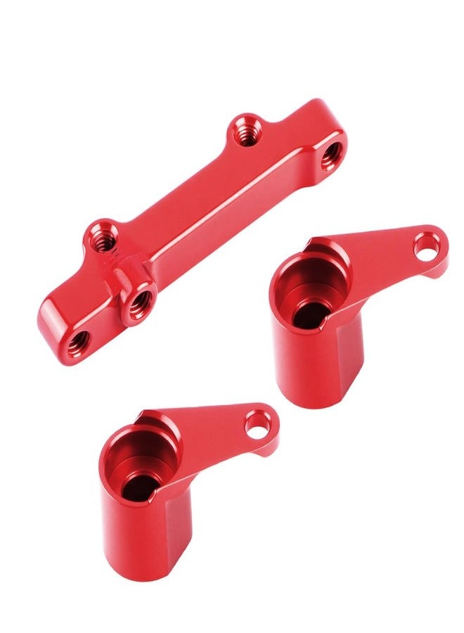GLOBACT Bellcrank Drag Link Steering Assembly Aluminum with Bearings for Losi 1/16 Mini-B 1/18 Mini-T 2.0 LOS311002 Upgrade Replacement Parts (Red) - Image 5