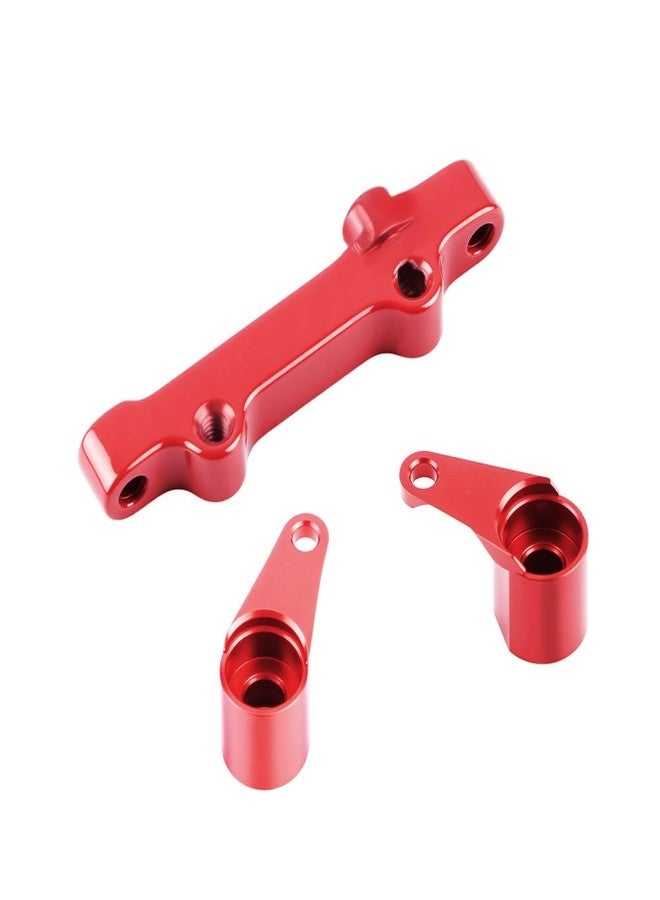 GLOBACT Bellcrank Drag Link Steering Assembly Aluminum with Bearings for Losi 1/16 Mini-B 1/18 Mini-T 2.0 LOS311002 Upgrade Replacement Parts (Red) - Image 4