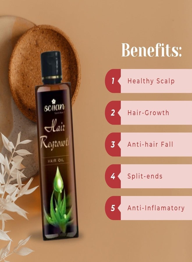 SCIIAN Aloevera-100ml | Natural Goodness of Aloevera Ayurvedic Herbs | Provide Nourishment,moisturization & Hair Growth | Ultra-Light & Non-Sticky | Paraben & Sulphates Free | for Soft, Shiny Hair - Image 4