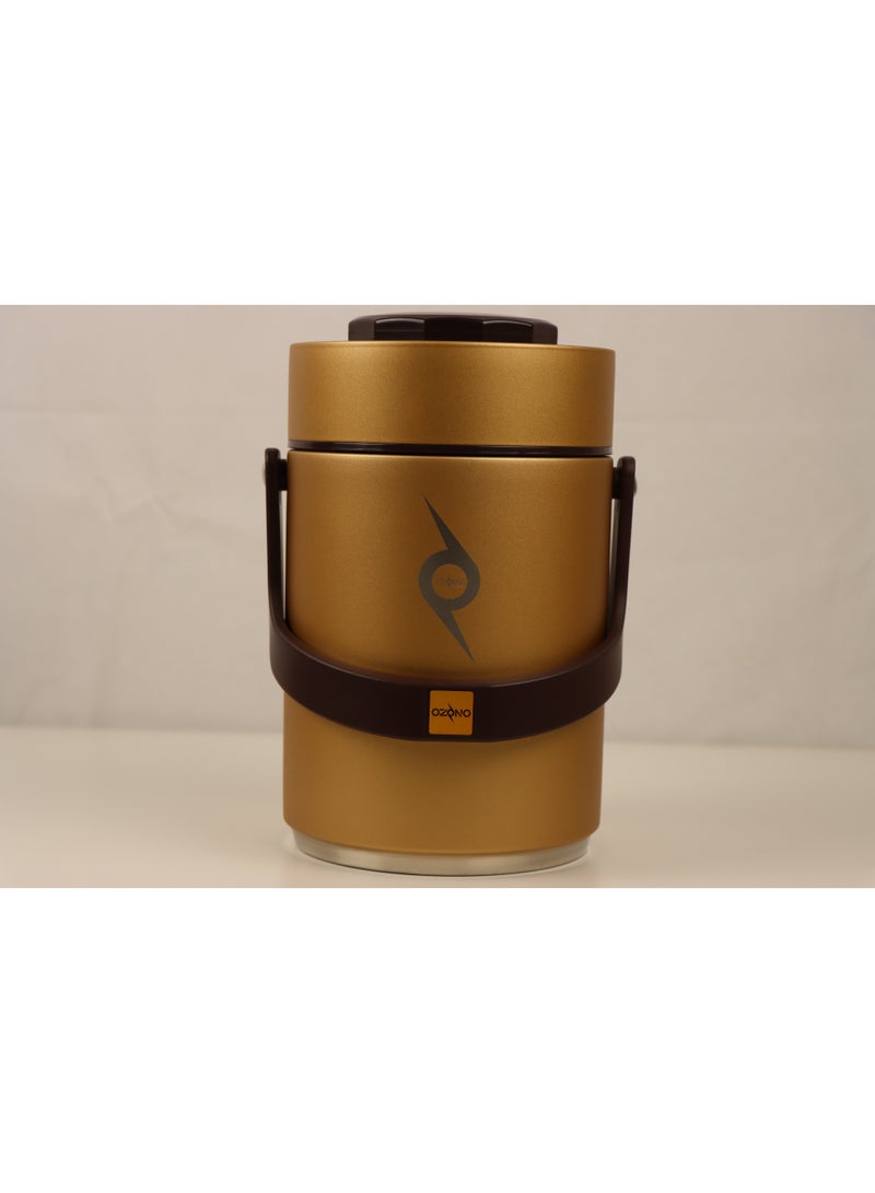 Ozono Stainless Steel, 2 litre, 3 tier lunch box - Image 5