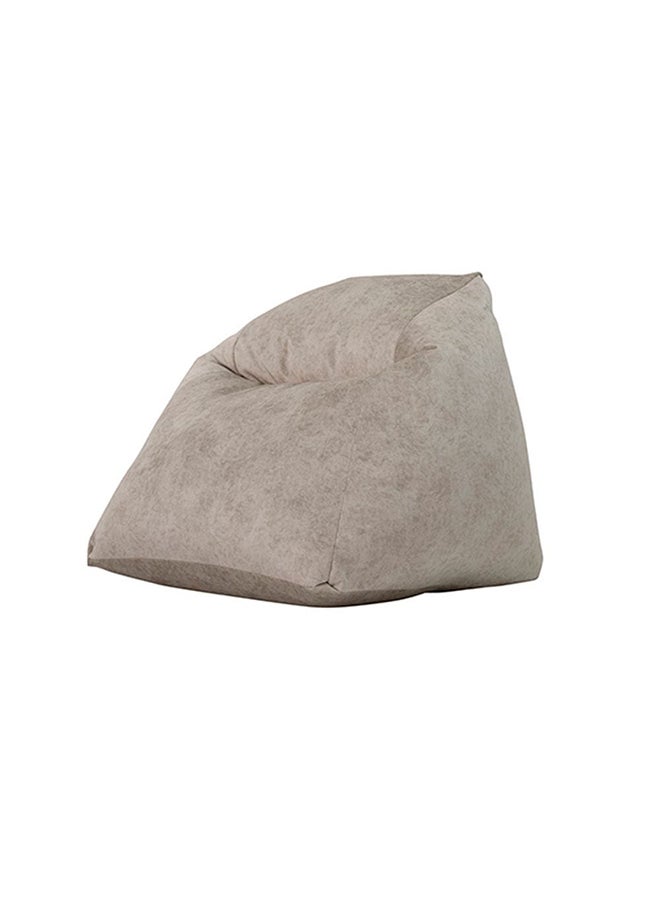 DANUBE HOME - Cloud Bean Bag Chair 1 Seater Comfortable Lazy Sofa Adult Kids Play Chair Modern Design Living Room Furniture AccessoriesL 84 x W 84 x H 88 cm Beige - Image 1