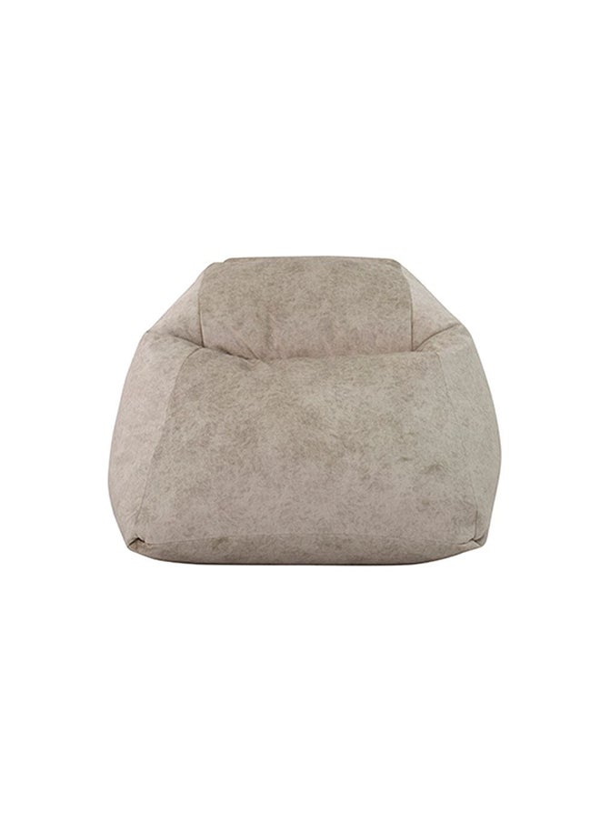 DANUBE HOME - Cloud Bean Bag Chair 1 Seater Comfortable Lazy Sofa Adult Kids Play Chair Modern Design Living Room Furniture AccessoriesL 84 x W 84 x H 88 cm Beige - Image 1