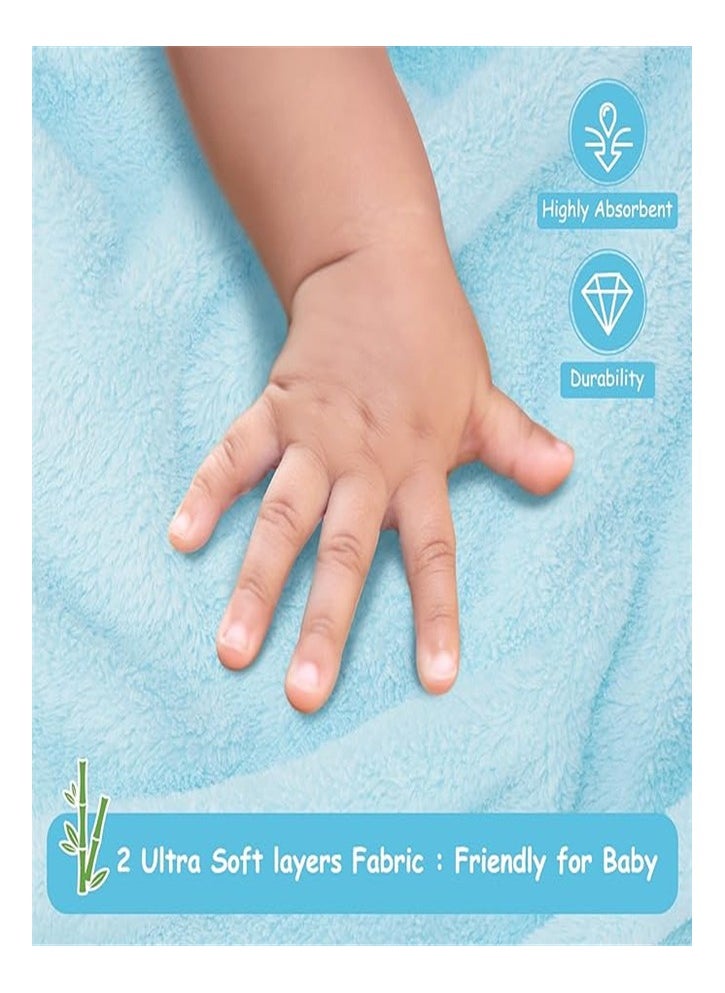 Goolsky Goolsky 2 Pack Bamboo Hooded Baby Towel - Premium Soft Bath Towel for Bathtub for Babie, Newborn, Infant - Ultra Absorbent, Natural Baby Stuff Towel for Boy and Girl (Cat, Dog)  - Image 5