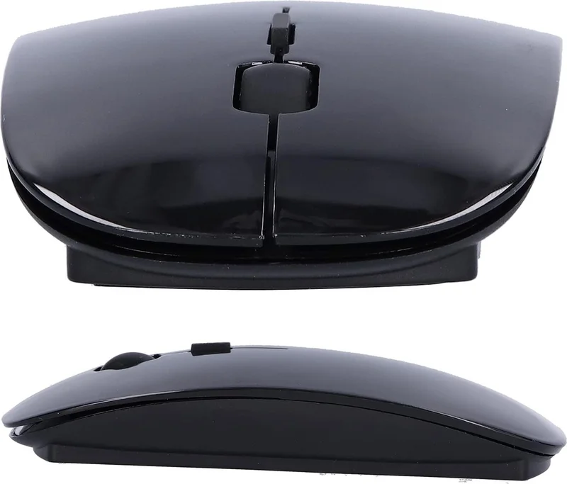 Ata Elektronik Ata Electronics Wireless Mouse for Laptop 2.4G SLIM Thin Mouse 3 Adjustable DPI Levels Silent Computer Mouse Auto Sleep Mode