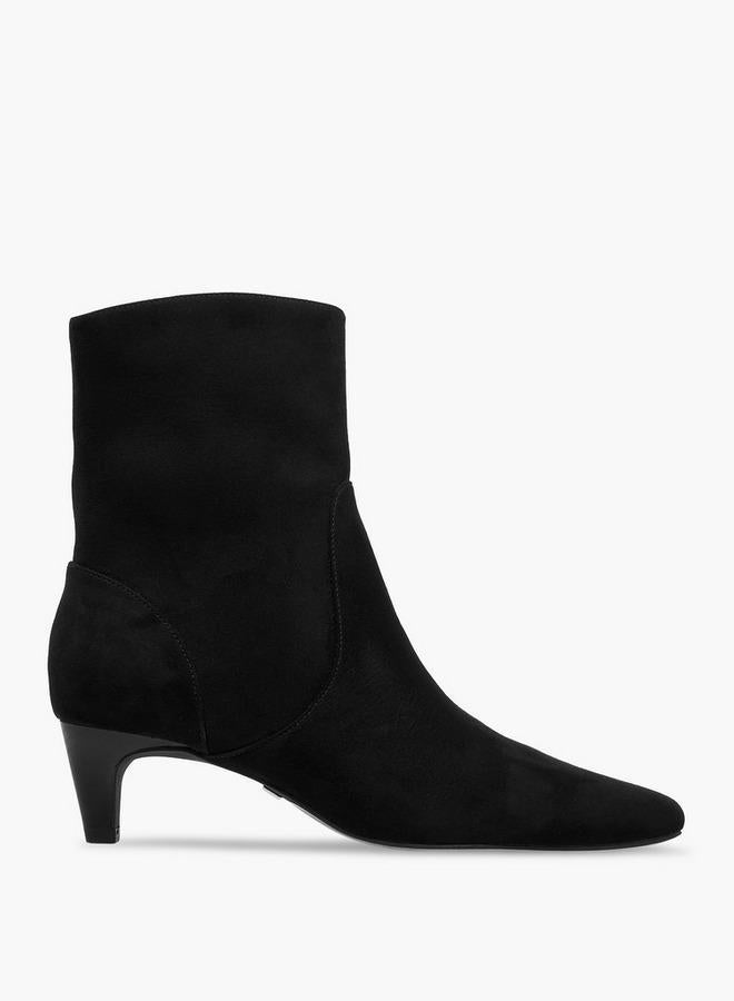 Celeste Women's Textured Kitten Heel Ankle Boots - Image 1