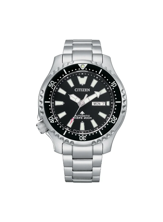 CITIZEN Men's Stainless Steel  Watch NY0130-83E - 44 mm