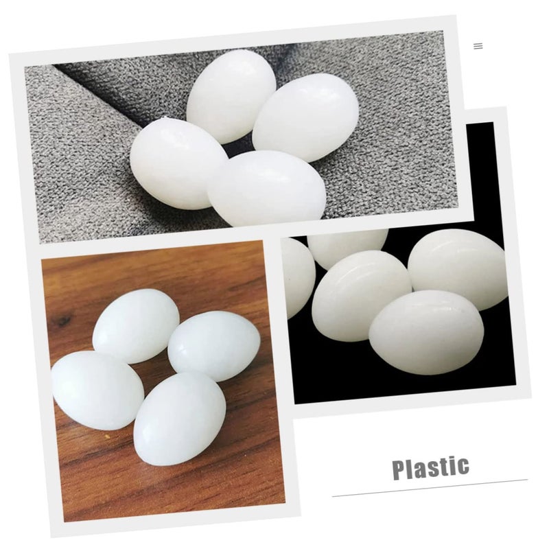 30 Pcs Simulated Pigeon Eggs Solid Hatching for Pigeon Supplies Realistic Decorations Home Craft - Image 3