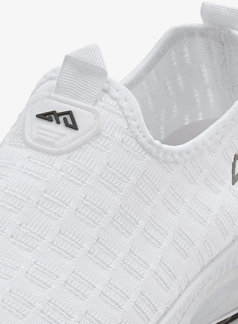 Oaklan by Shoexpress WHITE Textured Slip-On Sports Shoes With Pull Tab for Men | Best Price UAE