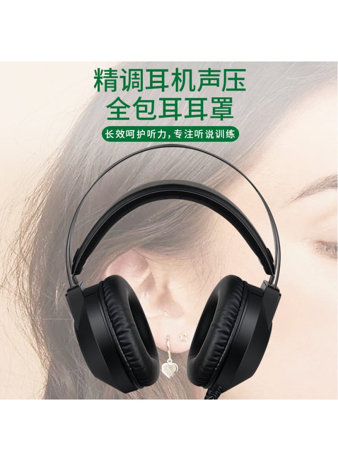 Neutral Headset Headset Children's Wired Computer Mobile Phone Student Oral English Training Office Learning Online Class Hearing Headset - Image 2