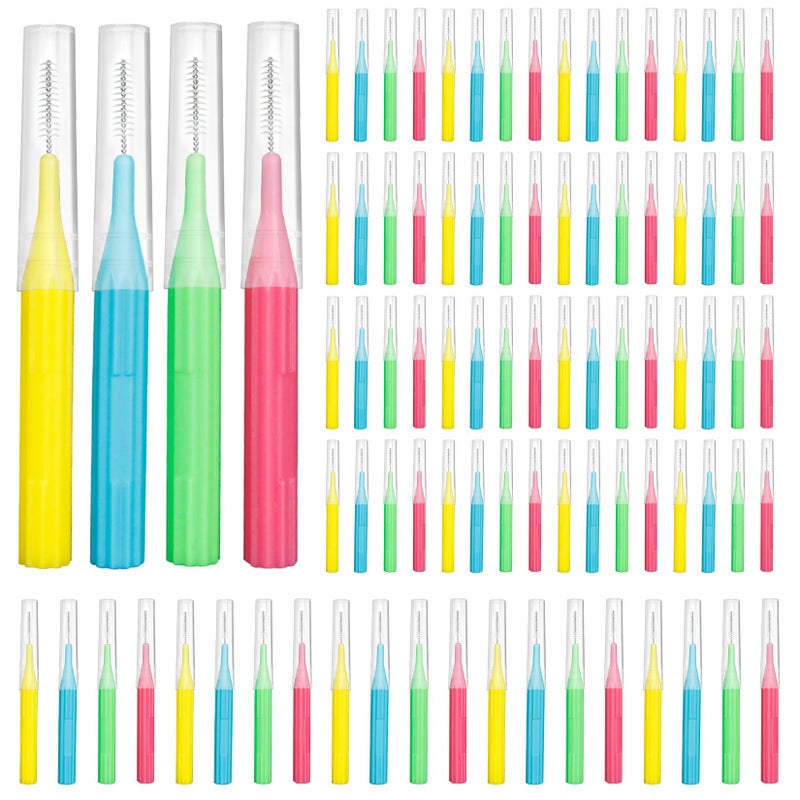 RAZOKO Interdental Brush Flossing HeadEasy Use Tooth Cleaning Tool 1Pack2mm23mm25mm3mm88pcs