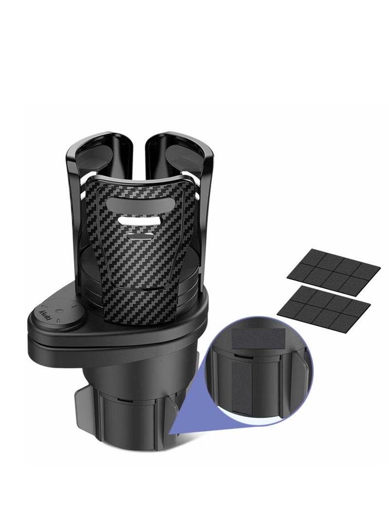 Classic Car Cup Holder Expander Adapter, Vehicle Mounted Water Cup Drink Holder Universal Car Cup Holder, 2 in 1 Multifunctional Car Drink Holder with a 360° Rotating Adjustable Base - Image 1
