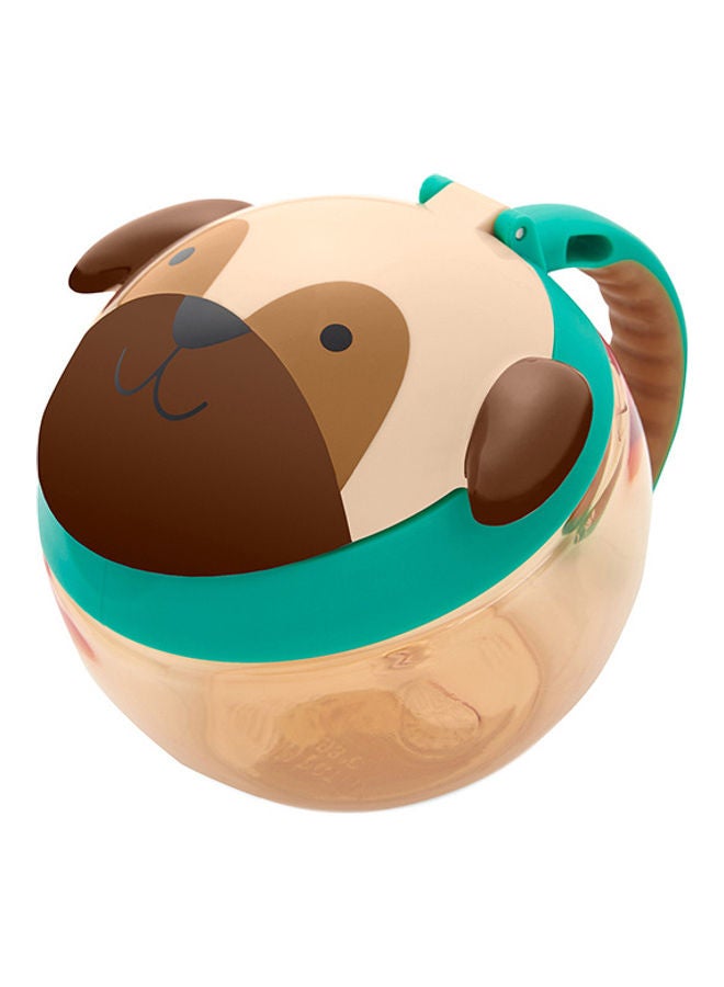 Skip Hop Zoo Snack Cup Back To School, Pug - Image 1