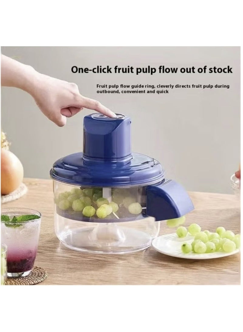 Smart Electric Peeler And Slicer Machine, Automatic Chopping Grapes and other Fruits Machine for Home Kitchen, Rechargeable Electric Baby Fruit Multifunctional Chopper for Fruit Tomatoes,Grape - Image 4