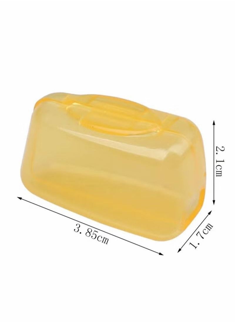Generic - 20 Pieces Toothbrush Covers Case Travel Toothbrush Head Case Holder Protectors Caps Multicolour - Image 1