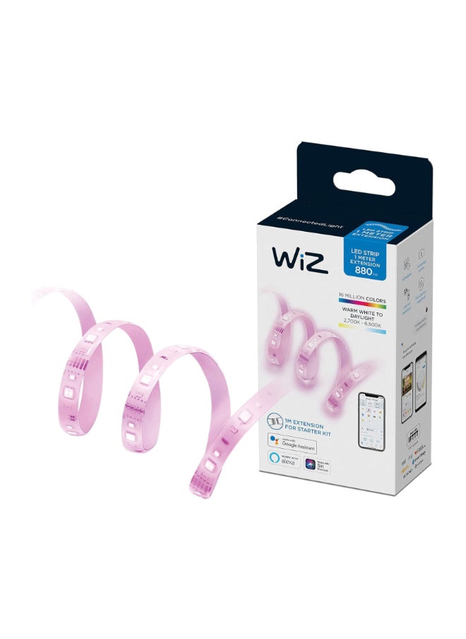 Wiz Smart Wi-Fi & BLE LED Strip Light 1M 880lm Extension – EU Plug  - Image 1