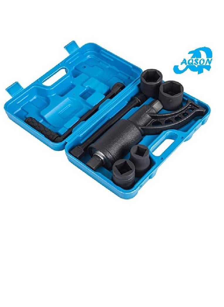 AQSON - AQSON Durable 1:58 Torque Multiplier Wrench 4800 NM Lug Nut Wrench Set Lugnut Remover with Case Labor Saving Wrench Tool Heavy Duty Torque Multiplier Tool for Truck Trailer RV(1/58) - Image 1