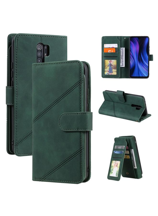 The Bros Case For Xiaomi Redmi 9 Skin Feel Business Horizontal Flip PU Leather Case with Holder & Multi-Card Slots & Wallet & Lanyard & Photo Frame
