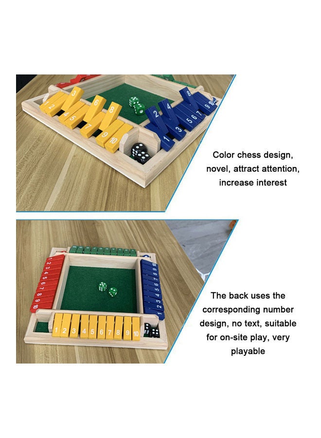 Loquat Four Side Flop Number Toys Board Game - Image 5