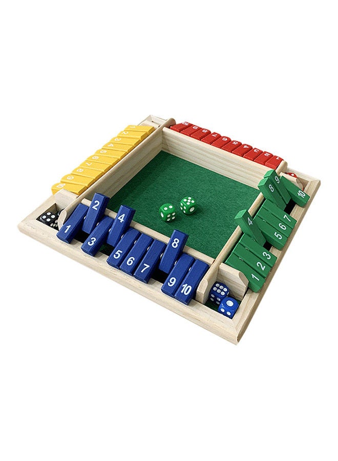 Loquat Four Side Flop Number Toys Board Game - Image 1