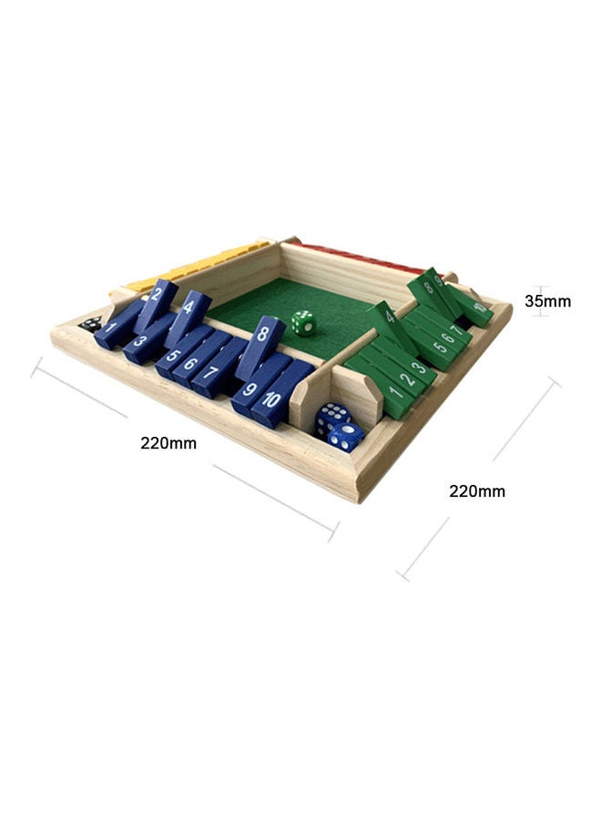 Loquat Four Side Flop Number Toys Board Game - Image 2
