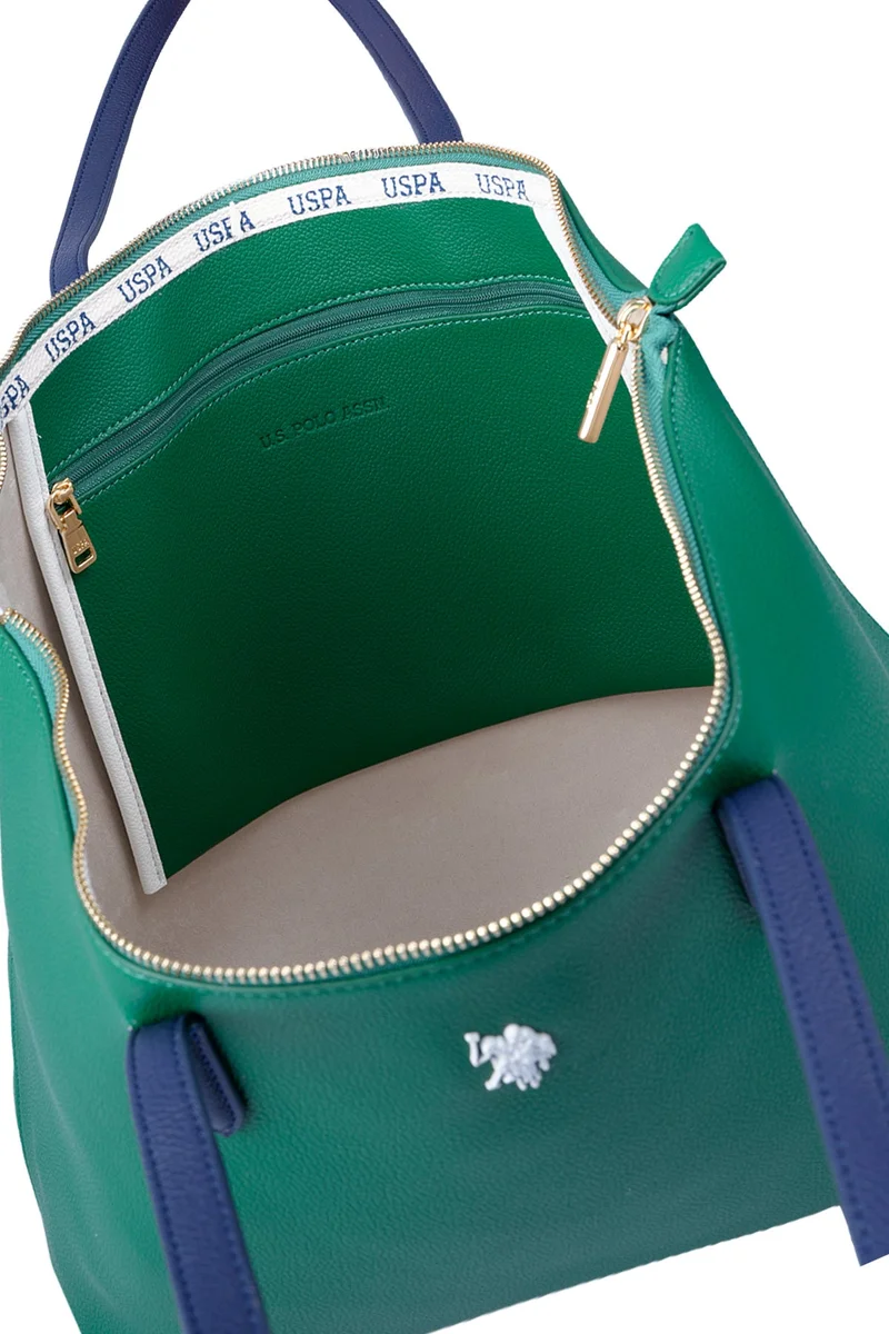 U.S. Polo Assn. GREEN NAVY U.S. Polo Assn. Women's Shoulder Bag, Ladies Large Capacity Shoulder Bag Handbag Tote Bags Clutch Bag, Women's Leather Hobo Bag, Women's Tote Bag, Women's Shoulder Bag, Women's Hand Bag, Women's Travel Bag, for Office Sling Bag Side Bag and Girls College Students  | Best Price UAE