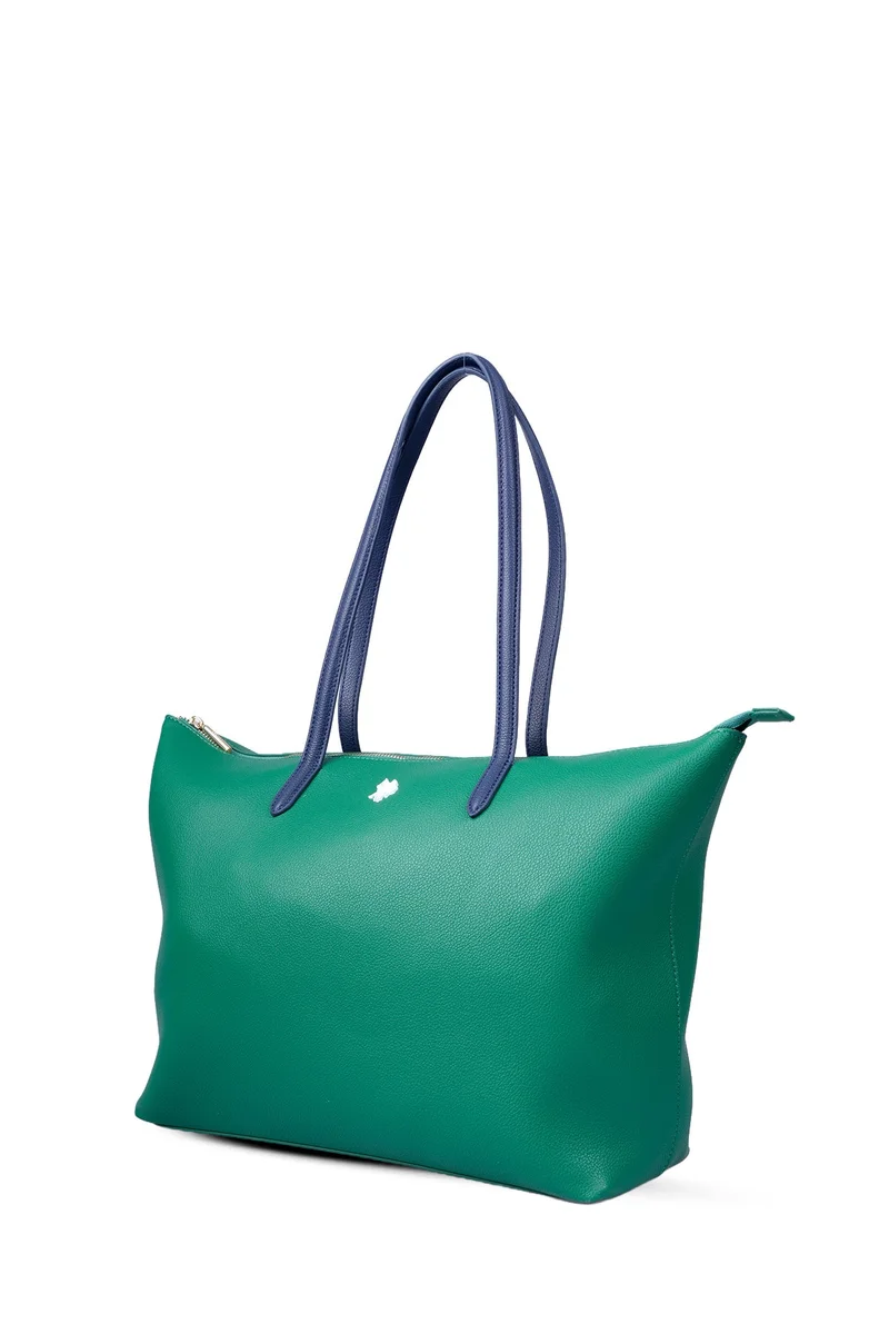 U.S. Polo Assn. GREEN NAVY U.S. Polo Assn. Women's Shoulder Bag, Ladies Large Capacity Shoulder Bag Handbag Tote Bags Clutch Bag, Women's Leather Hobo Bag, Women's Tote Bag, Women's Shoulder Bag, Women's Hand Bag, Women's Travel Bag, for Office Sling Bag Side Bag and Girls College Students  | Best Price UAE