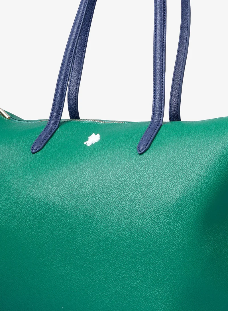 U.S. Polo Assn. GREEN NAVY U.S. Polo Assn. Women's Tote Bag, Ladies Large Capacity Shoulder Bag Handbag for Ladies Travel Bag for Girls Green Navy for Women | Best Price UAE