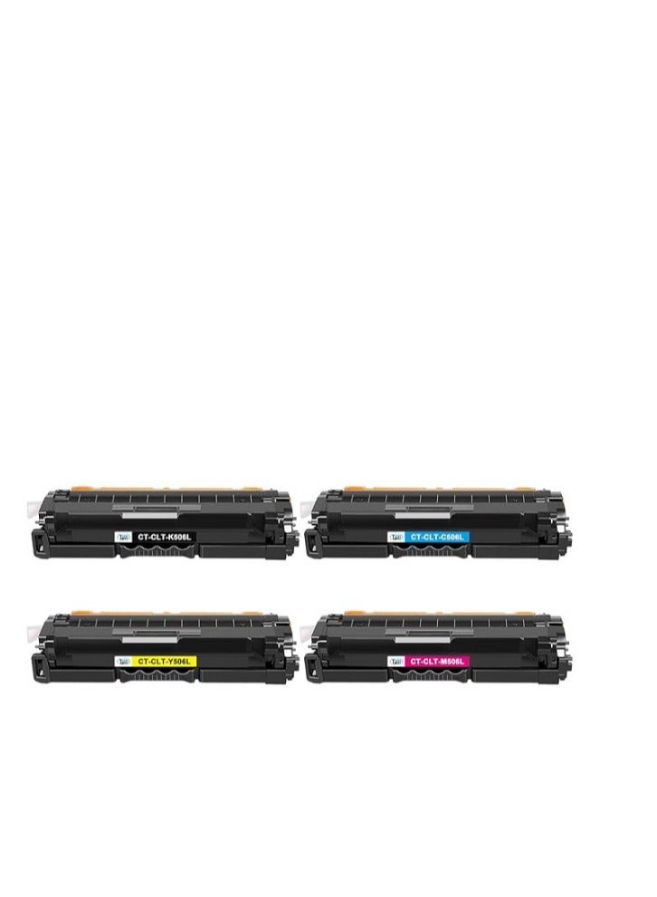 Terabyte CLT-506L Toner Cartridge Replacement For Samsung CLT-K506L CLT-C506L CLT-M506L CLT-Y506L Compatible for Samsung CLP-680 CLP-680ND CLX-6260 CLX-6260FW CLX-6260ND CLX-6260FR CLX-6260FD (4 pack) - Image 2