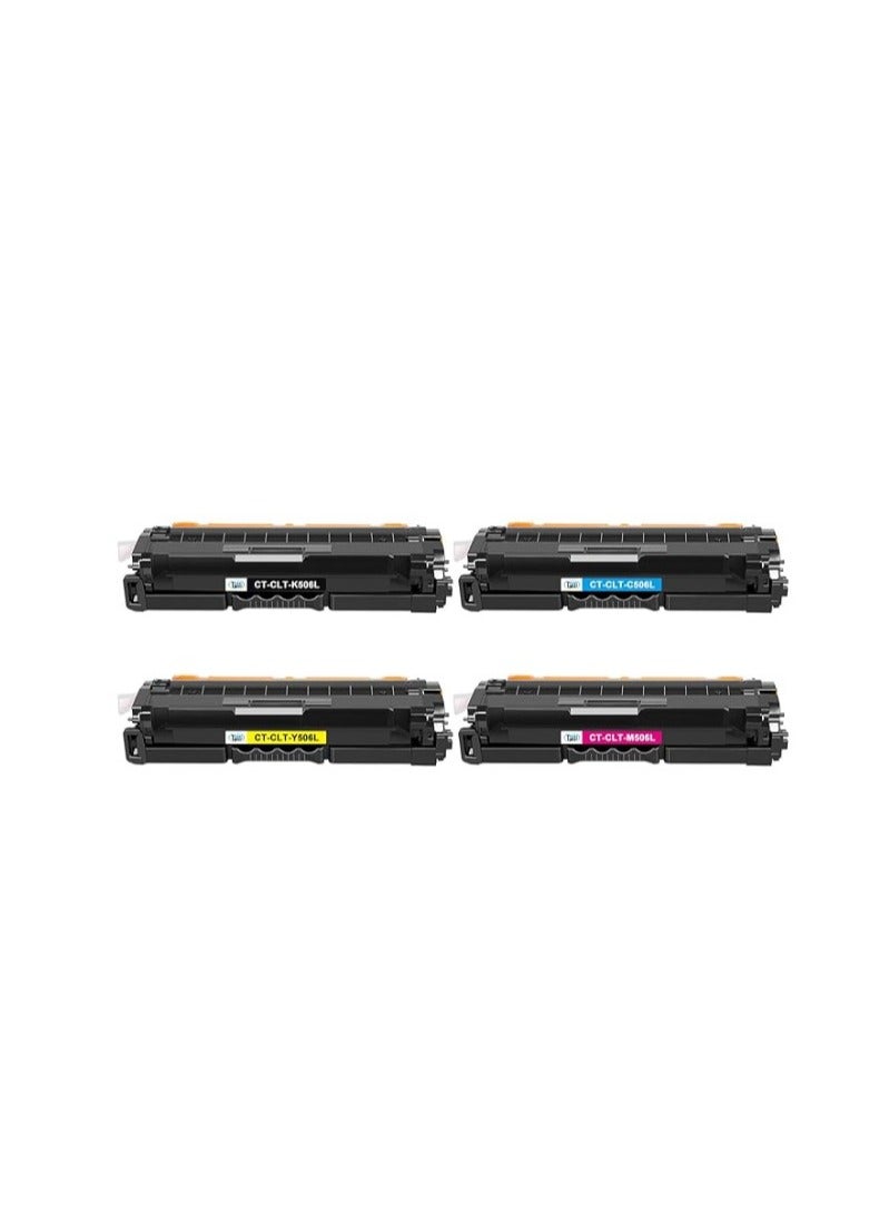Terabyte CLT-506L Toner Cartridge Replacement For Samsung CLT-K506L CLT-C506L CLT-M506L CLT-Y506L Compatible for Samsung CLP-680 CLP-680ND CLX-6260 CLX-6260FW CLX-6260ND CLX-6260FR CLX-6260FD (4 pack) - Image 1