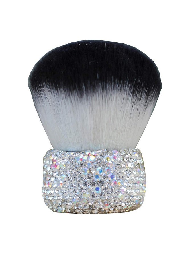 Bestbling - Bling Bling Large Mineral Powder Brush Makeup Brush Cosmetic Brush Foundation Brush Perfect For Large Coverage Powder Bronzer (Silver) - Image 1