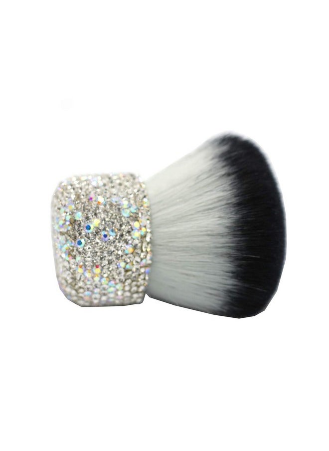 Bestbling - Bling Bling Large Mineral Powder Brush Makeup Brush Cosmetic Brush Foundation Brush Perfect For Large Coverage Powder Bronzer (Silver) - Image 1