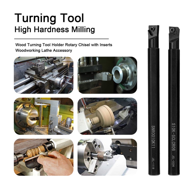 High Hardness Milling Tool Holder Quick Cutting Efficiency Lathe Arbor with Insert and Wrench - Image 2
