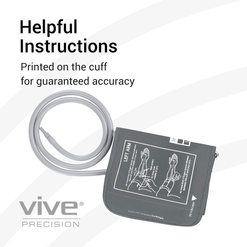 Vive PRECISION Blood Pressure Cuff Replacement  Compatible with Omron Series 5  Most BP Monitors  Universal Cuff for Adults Seniors  Elderly Medium - Image 4
