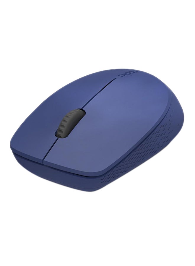 Rapoo M100 Wireless Multi-Device Silent Bluetooth Mouse(BT3.0+BT4.0+USB), Easy-Switch Up to 3 Devices For Laptop MacBook Windows PC Tablet Android Blue - Image 1