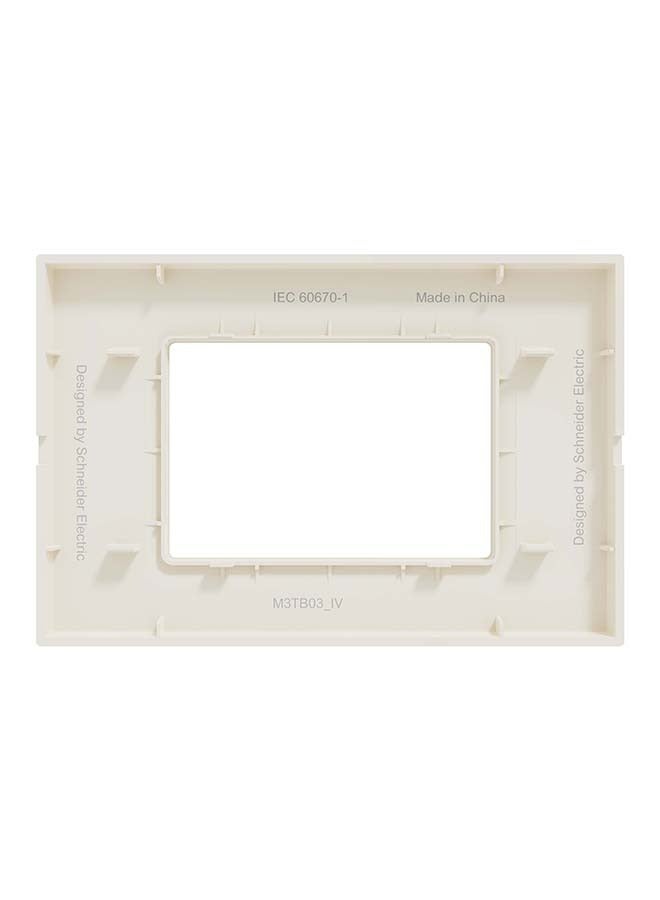Schneider Electric Schneider Electric Cover frame, Miluz E, 3 gang, Ivory  - Image 2