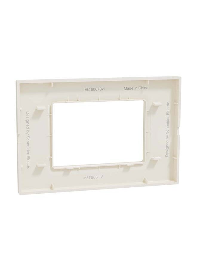 Schneider Electric Cover frame, Miluz E, 3 gang, Ivory - pzsku/Z982DFAF3A2AC1F9878C8Z/45/_/1716276896/0401edd4-806d-492e-97fc-ba2879fcf06b