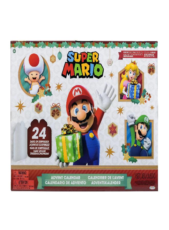 Super Mario Advent Calendar 2022 Limited Christmas Edition! - Never Before Seen Santa Mario, Snowman Mario & Luigi [Amazon Exclusive] - Image 1
